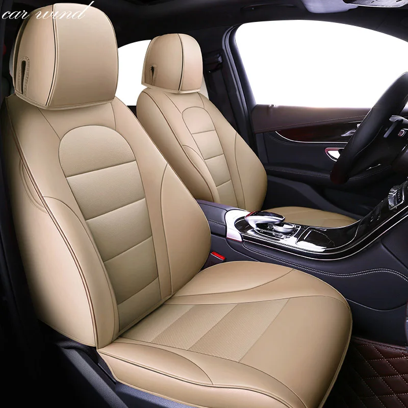 Car Wind Auto automobiles Cowhide leather seat cover For Land Rover range rover discovery freelande