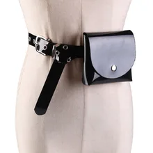 Маленький лазерный дизайн Женская поясная сумка с тонким поясом ПВХ пакет мини кошелек женские прозрачные желе поясные пакеты ремень