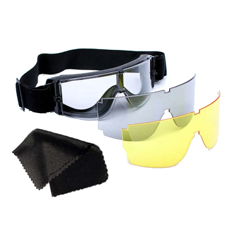 Тактические армейские защитные очки для страйкбола X800 военные солнцезащитные очки для мужчин для стрельбы военная игра Пейнтбол мотоцикл ветрозащитные очки