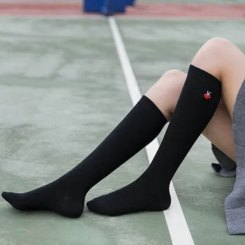 

Socks women explosions spring autumn new products ladies knee socks cotton love rabbit head wild pinstripe sock woman