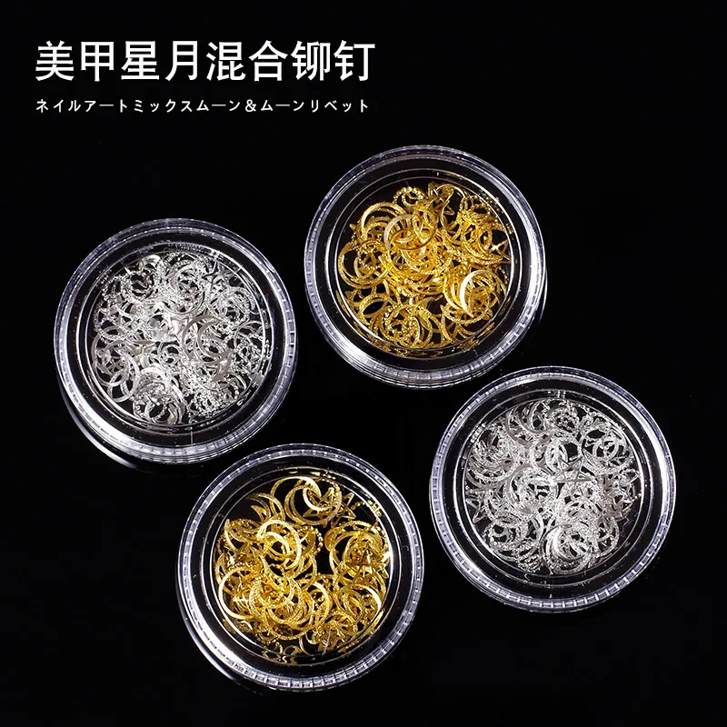 

Metal Style 1 Box Mixed Colorful Rhinestones For Nails 3D Crystal Stones For Nail Art Decorations Diy Design Manicure Diamonds