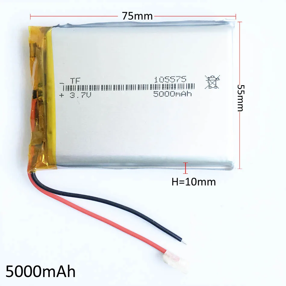 3,7 V 5000mAh литий-полимерная LiPo аккумуляторная батарея для gps psp DVD PAD Электронная книга планшетный ПК портативный ноутбук power bank 105575