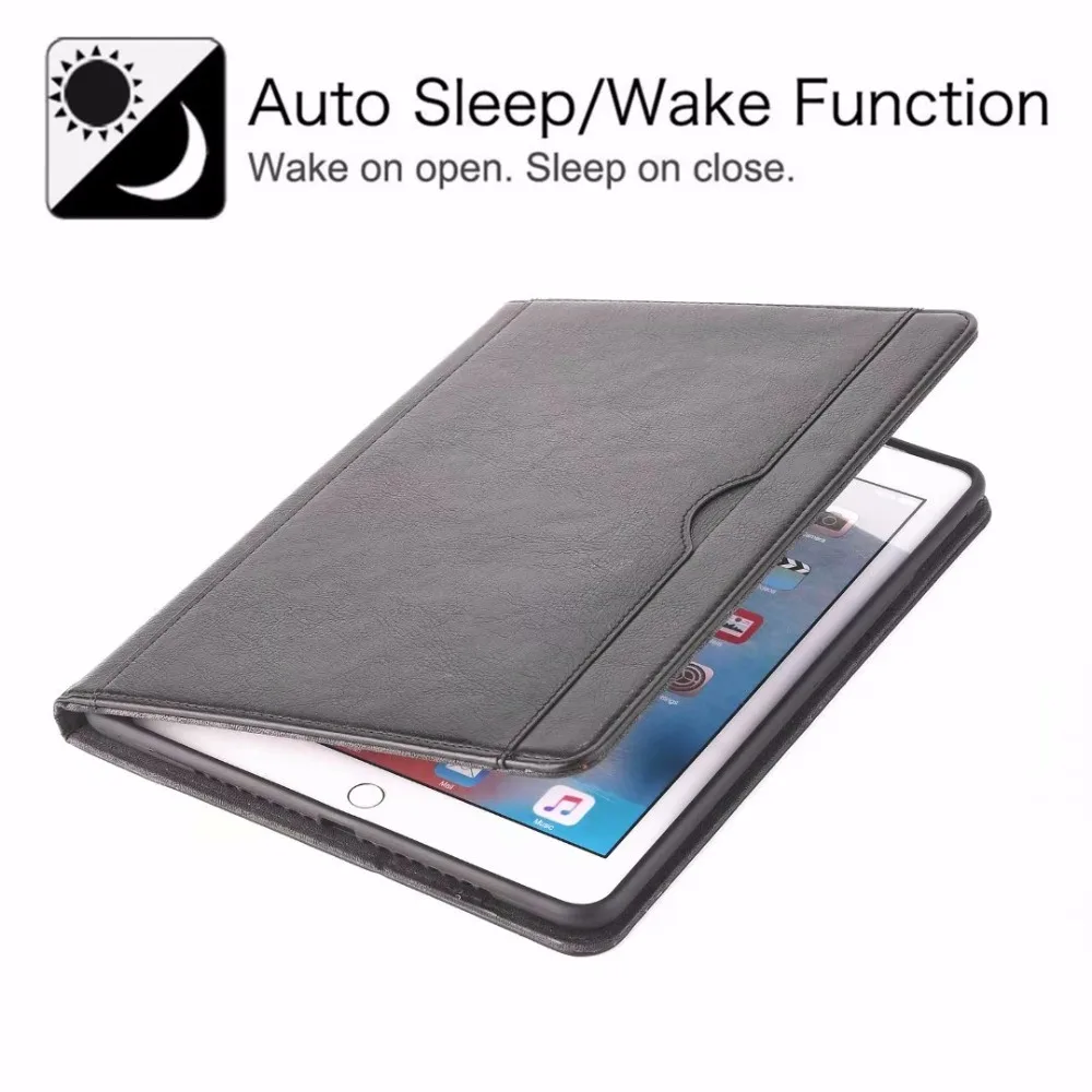 Функция автоматического пробуждения/сна чехол для iPad5 iPad 5 9,7 дюймов Чехол подставка Магнит Обложка для iPad Air 1 a1474 A1475 с карандашом слот