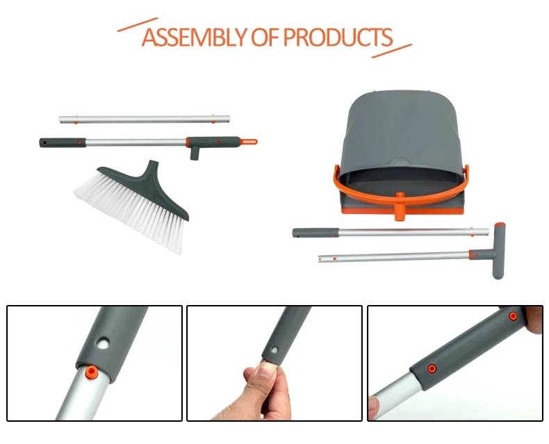 Восточное Новое поступление метла и совок набор складной дом пол чистящие инструменты