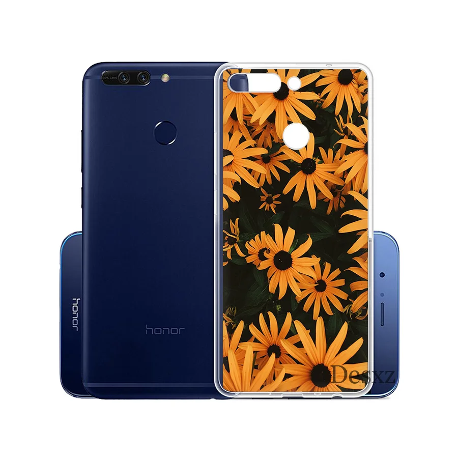 Чехол для телефона Daisy Sunflower чехол Huawei Honor 6A 7A 7C 6C 7X Pro 8 8X 9 10 Lite Play|Чехлы-накладки| |