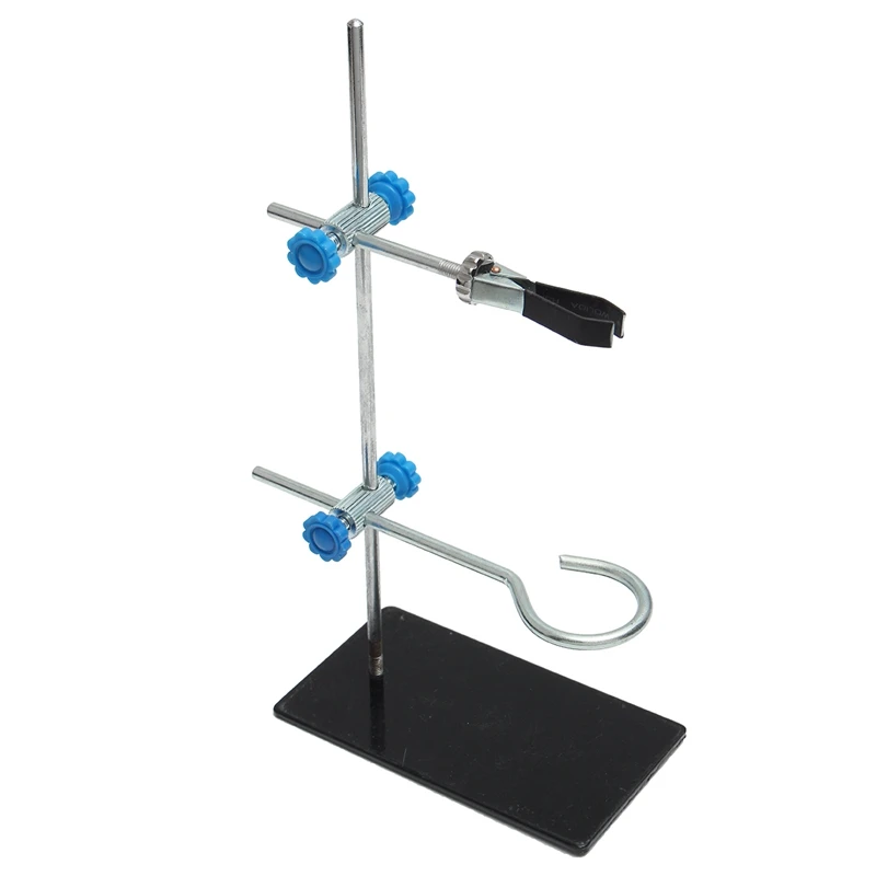 30cm High Retort StandIron Stand With Clamp Clip Lab Ring Stand