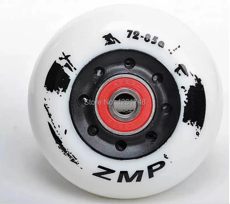 

8PCS ZMP 72/76/80mm Inline Roller Skate Wheels 85A With ABEC-9 Bearins Wheels Part
