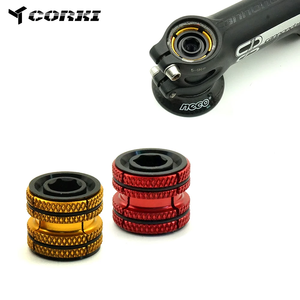 Ultra-light Bike Road Bicycle Fork Headset Stem Expander Star Nut Cycling Alloy