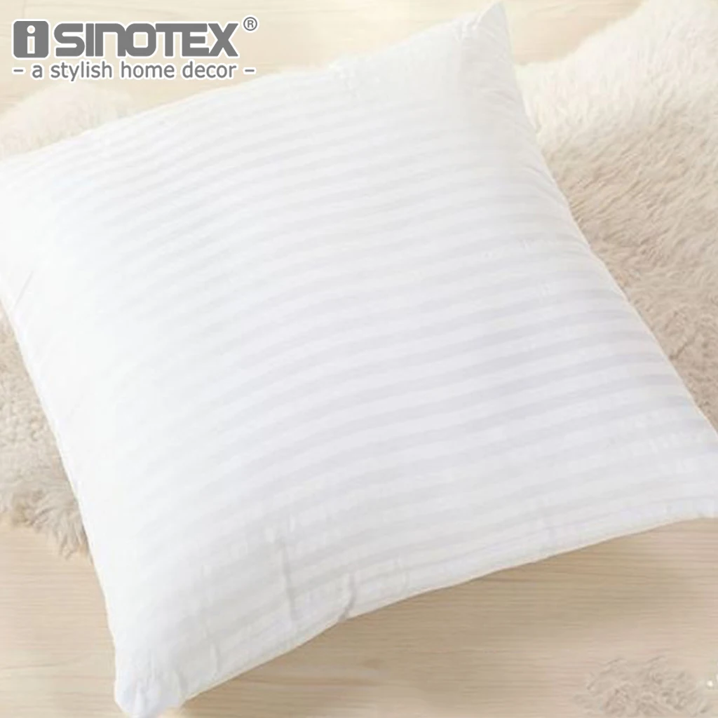 Spandex Fabric Cushion Core PP Cotton Pillow Filling Inner Striped Solid White Decoration Sofa