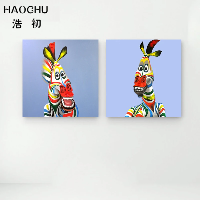Фотообои с рисунком зебры животных животных|living room decoration|animal canvas paintingcanvas painting |