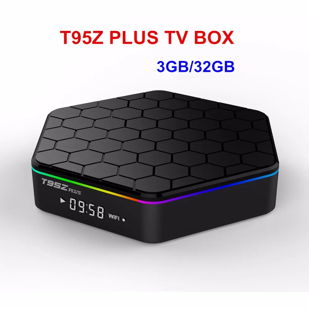  T95Z PLUS Android 7.1 TV Box S912 Octa-core cortex-A53 3G/32G 2.4G +5G Dual Wifi Bluetooth Gigabit 
