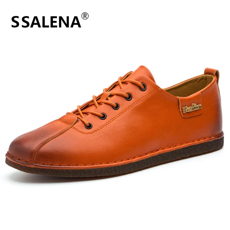 

Men Leather Skateboarding Shoes Outdoor Male Anti-Slip Spots Shoes Breathable Light Brand Cool Sneakers For Male AA10278