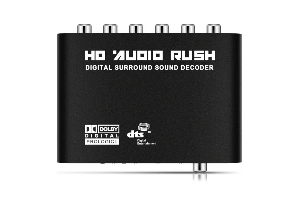 Home Theater 5.1 Audio Decoder 2.15.1 Channel Converter Surround Sound Digital to Analog 3.5mm Optical Adapter AC-3 Dolby (4)