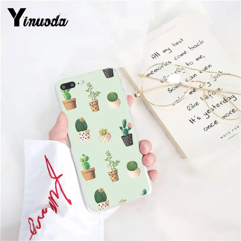 Trendy Cute Cactus Pineapple Patterned