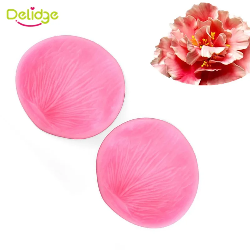 

Delidge Peony Silicone Cake Mold 3D Sugarcraft Chocolate Fondant Mold Wedding Cake Decorating Polymer Clay Tools