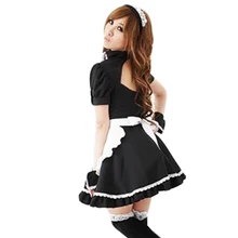Sexy Maid Costume Cosplay Four Pieces Role Playing Clothing Woman Adult Disguisement Disfraces for Femme Cute Garment CA659