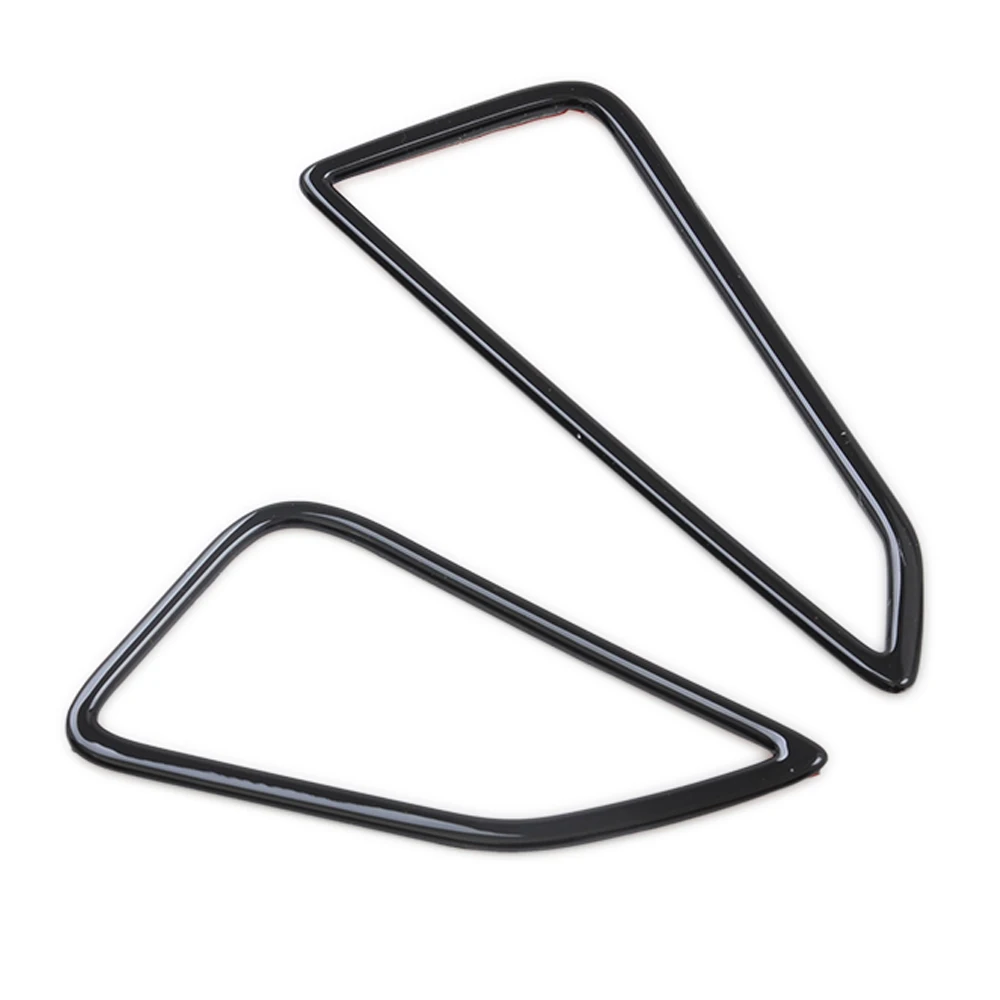 Для Toyota Corolla Хэтчбек Интерьер черный лак для выпечки Кондиционер Вентиляционный Выход крышка отделка авто аксессуары - Название цвета: Baking Varnish LHD