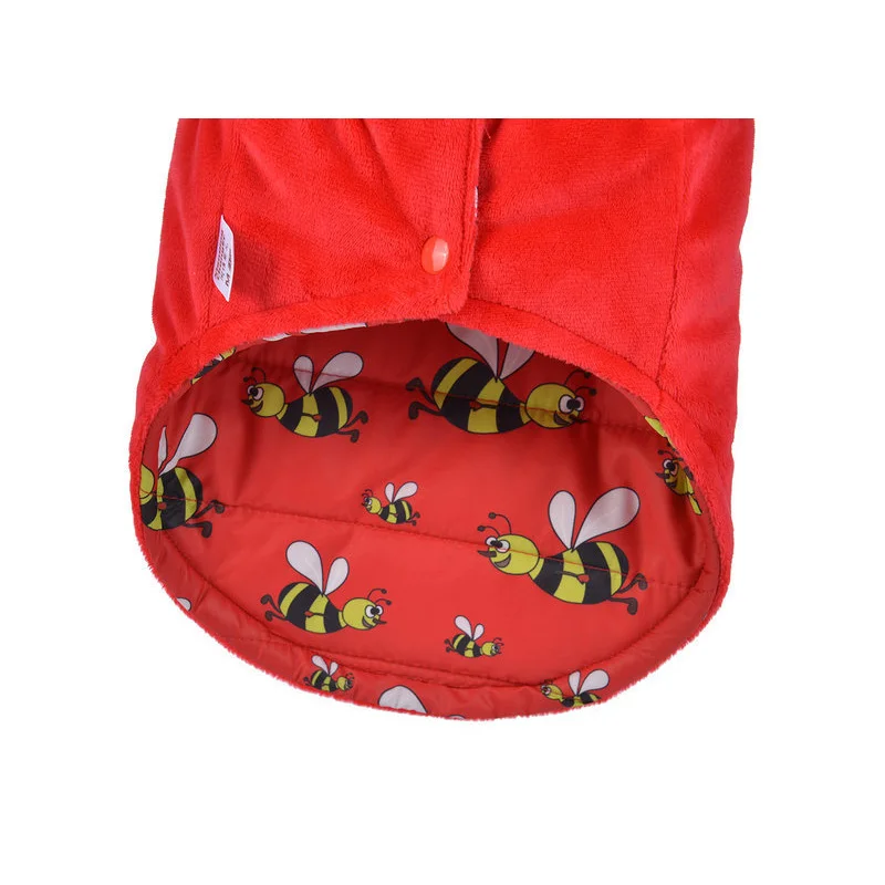 New Bee с принтом в виде собаки, одежда, теплая зимняя женская обувь, утепленные двусторонние куртки для маленьких собак и кошек зимние куртка для собаки, домашнего животного костюм Чихуахуа своего померанского шпица