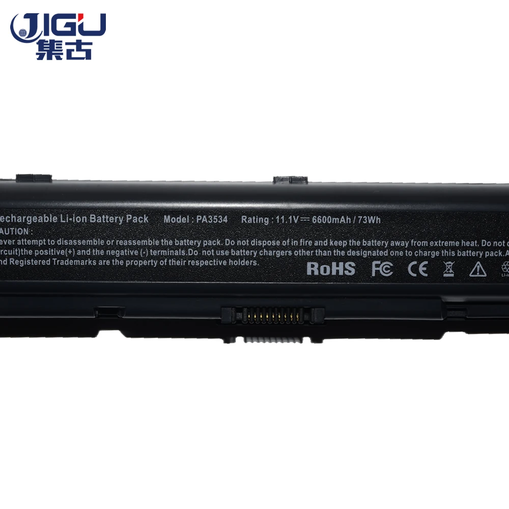 JIGU 3534 Аккумулятор для ноутбука высокой емкости Toshiba A200 A300 L300 L305 M200 PA3534U PA3535U 9cell