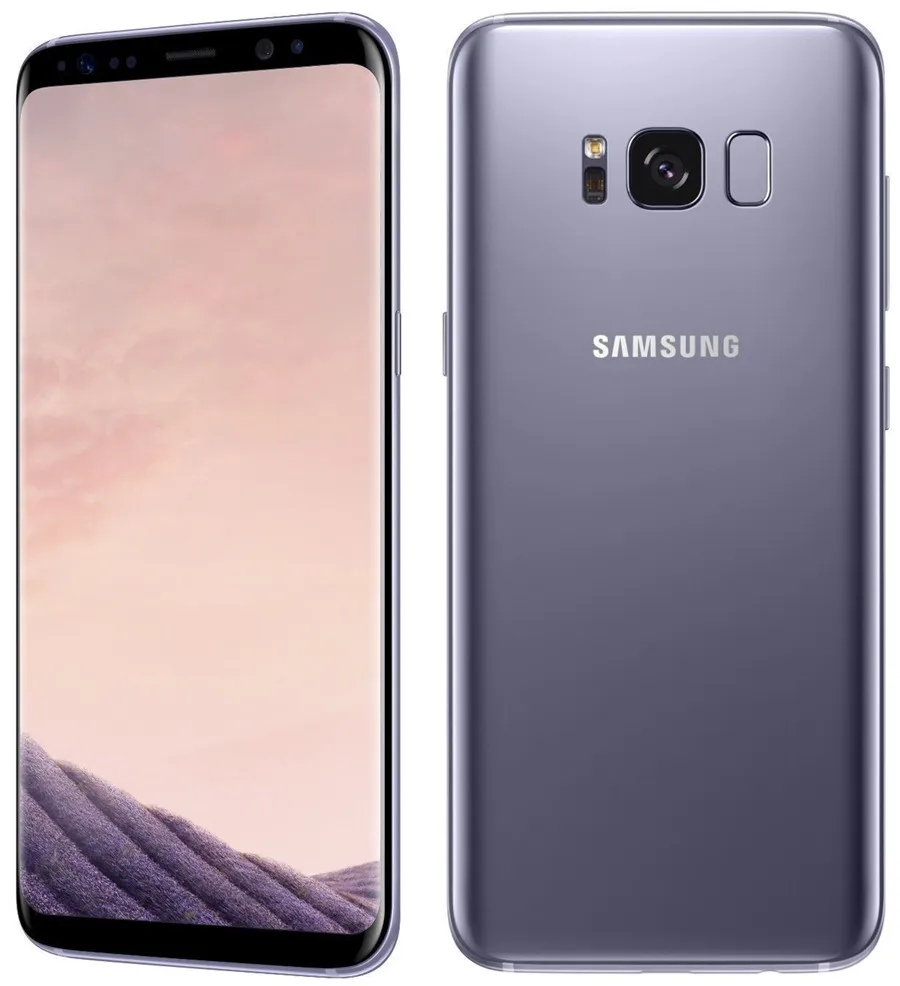 Samsung Galaxy S8 G950U,, LTE мобильный телефон, четыре ядра, 5,8 дюймов, 12 МП ОЗУ, 4 Гб ПЗУ, 64 ГБ, Snapdragon 835, NFC, отпечаток пальца