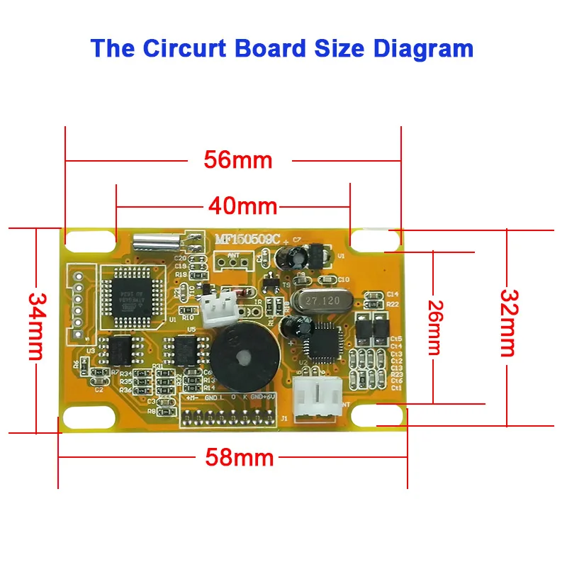 Гостиничная интеллектуальная система блокировки M1 S50 типа PCB сменная система ProUSBHotelCard подходит для большинства моделей