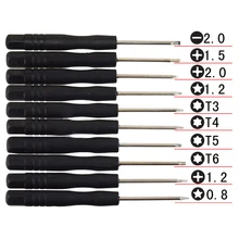 10 In 1 Mini Multi-Function Magnetic Precision Screwdriver Set for Apple iPhone iPad HTC Cell Phone Tablet PC