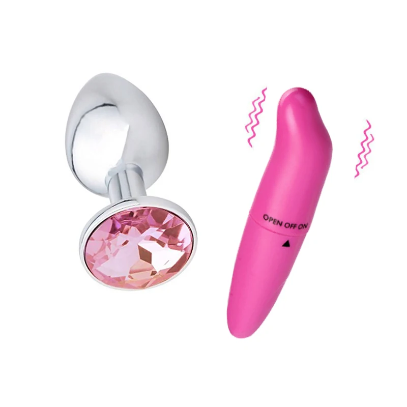 Anal Plug Sex Toys For Adult Butt Plug Vibrator Women Vaginal Erotic Massage Bullet font b