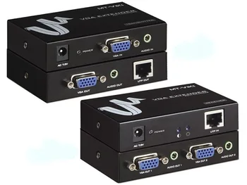 

1 Pair VGA Extender VGA + Audio signal amplifier over ethernet RJ-45 CAT-5e to extend 200 m