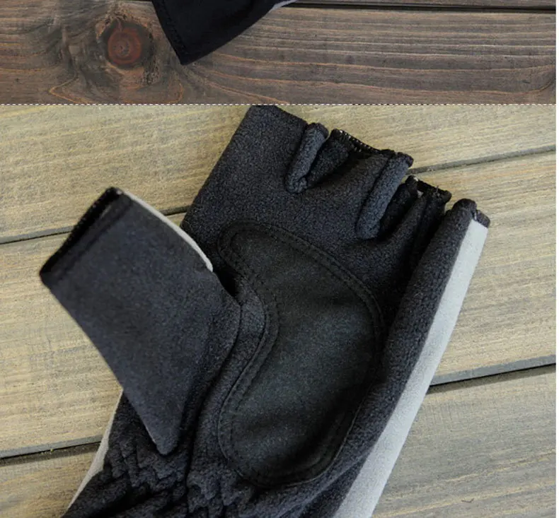 Rapala флисовые шерстяные перчатки для рыбалки, перчатки из высококачественной ткани, удобные противоскользящие перчатки без пальцев для рыбалки