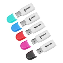 Аудио стереоресивер беспроводной Mini-USB адаптер Bluetooth 5,0 автомобильный комплект с микрофоном для вычисления Автомобильный плеер динамик