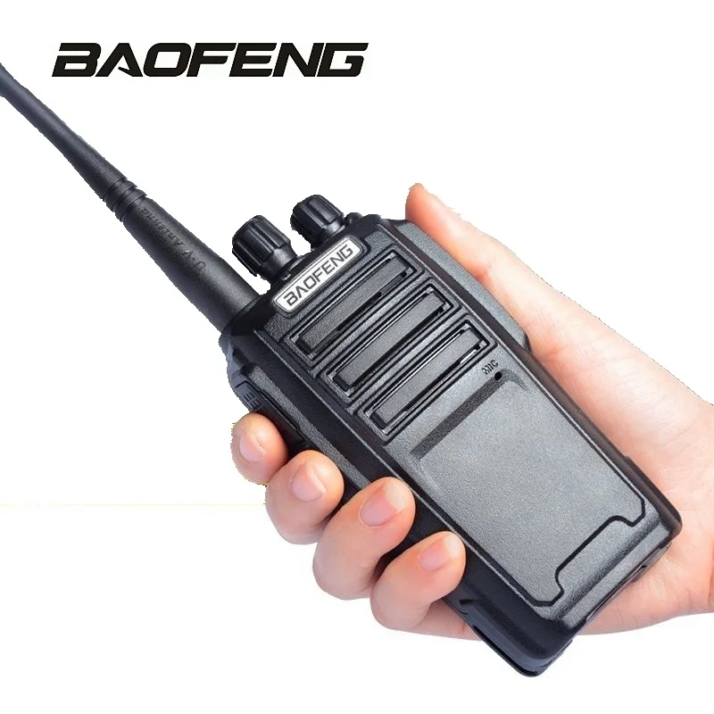 BAOFENG UV 6 ham трансивер 136-174 и 400-480 МГц 8 Вт мощность передачи и PTT гарнитура Walkie Talkie Беспроводная связь