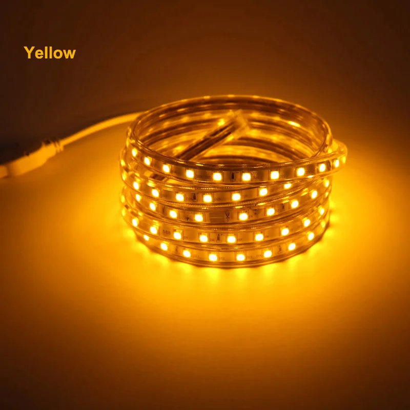 220v 5050 3chip strip yellow-