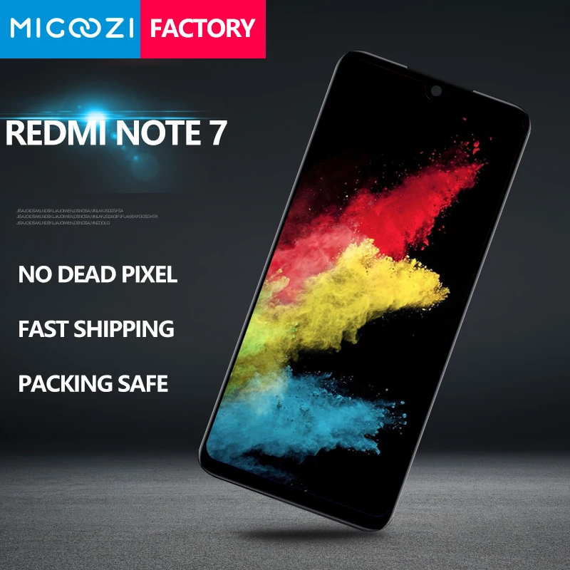 

For Xiaomi Redmi Note 7 Display Screen Touch Digitizer Assembly Replacement for Xiaomi Redmi Note 7 Pro LCD Repair Parts