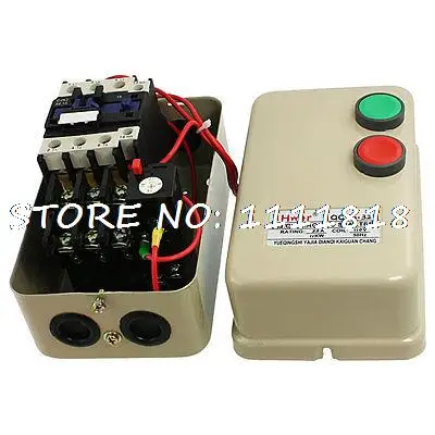 

110V Coil AC Contactor 11KW 15 HP Three 3 Phase Motor Magnetic Starter 14-22A