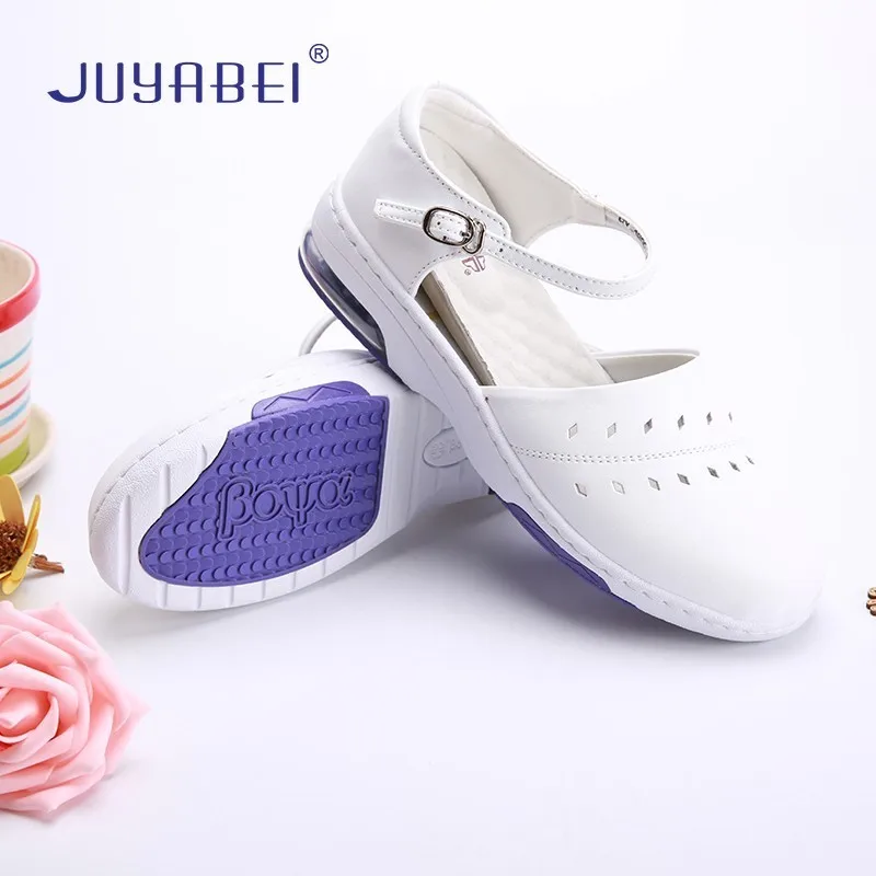 

Nurse Shoes White Ladies EVA Air Cushion Beef Tendon Bottom Medical Shoes Hospital Laboratory Beauty Salon Clinic Work Shoes