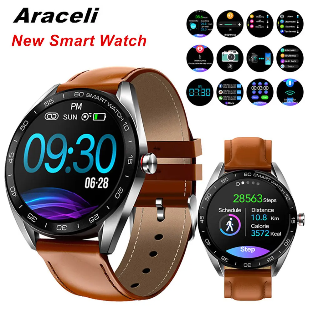 

2019 Men Smart Watch Waterproof Fitness Bracelet Sports Band Blood Pressure Heart Rate Monitoring Sleep Smart Bracelet Q8 K88H