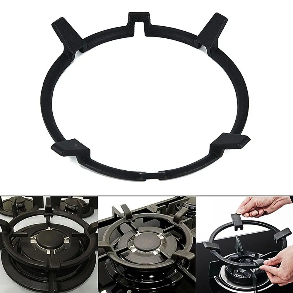 

Home Universal Durable Cast Iron Wok Pan Support Rack Stand for Burner Gas Hob Cooker Kitchen Tools Accessories Gadget Sets