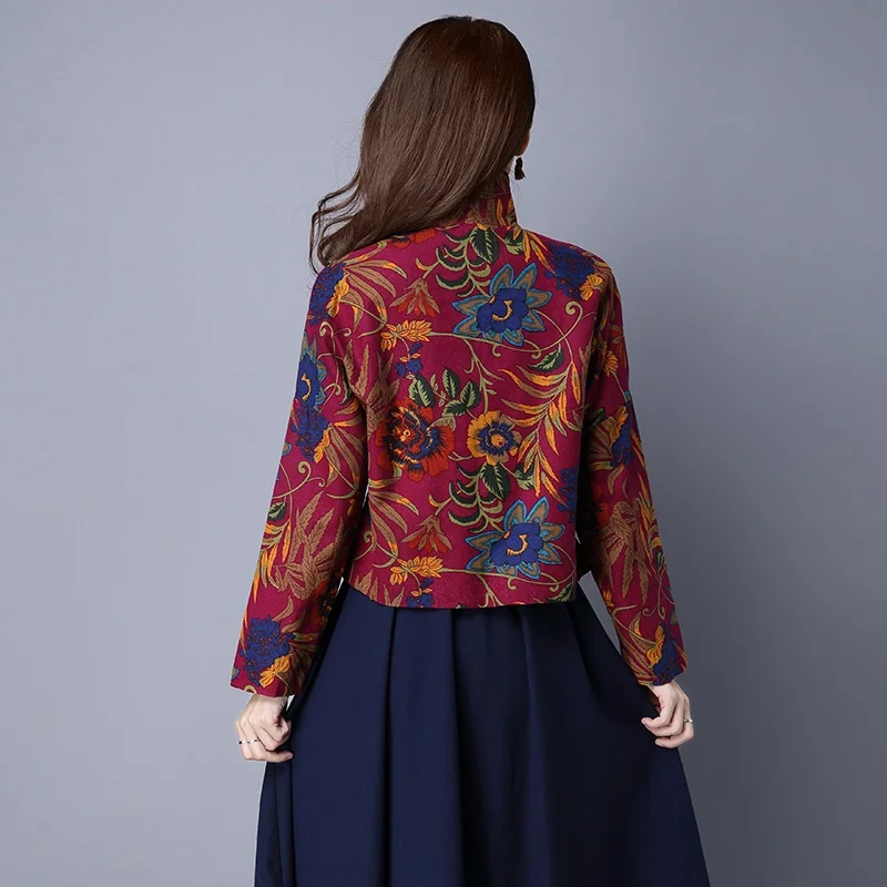 Traditional chinese clothing for women cheongsam top mandarin collar womens tops and blouses oriental China clothing TA795