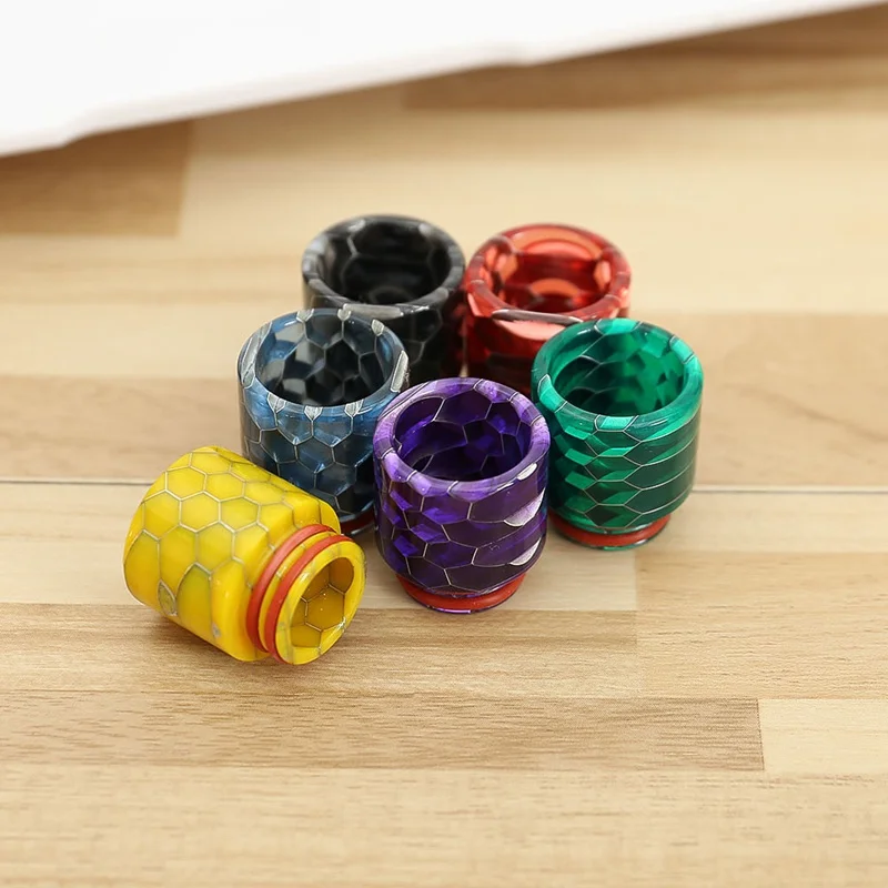 1 шт. мундштук TsonDianZ 810 Snake Drip Tip эпоксидная смола для V8 Mad Dog RDA RTA Tank аксессуары