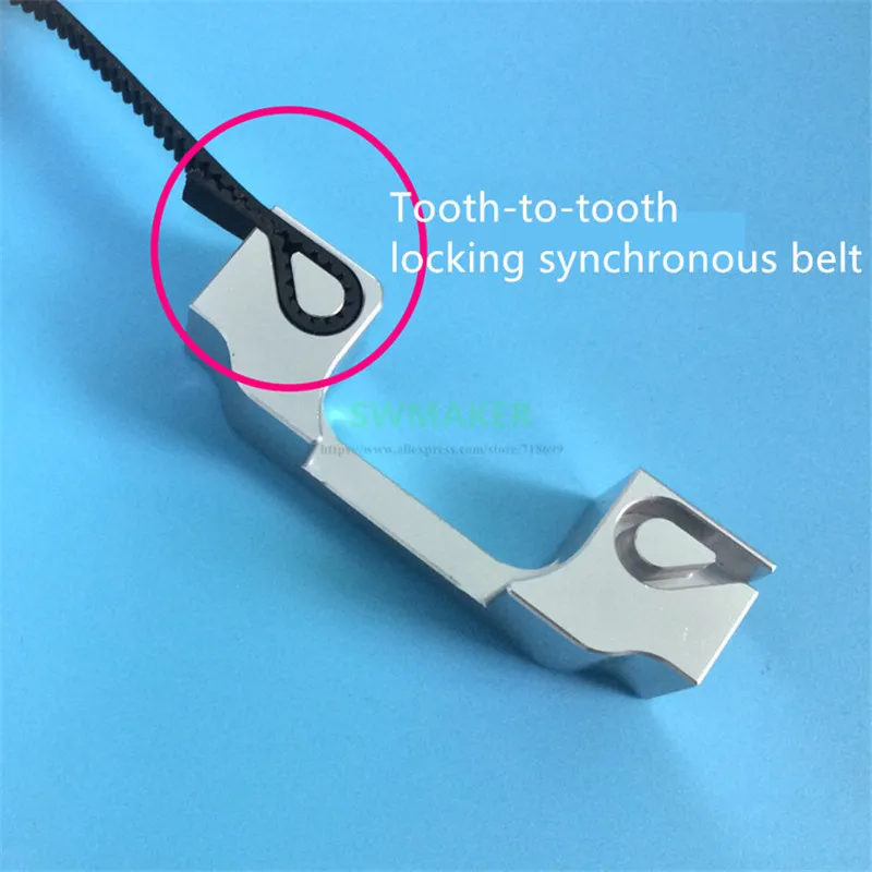 

V-Slot Openbuilds X-Axis Slider Aluminum Plate buckle timing belt buckle for 2020 Aluminum Profile Slider Plate 3D printer parts