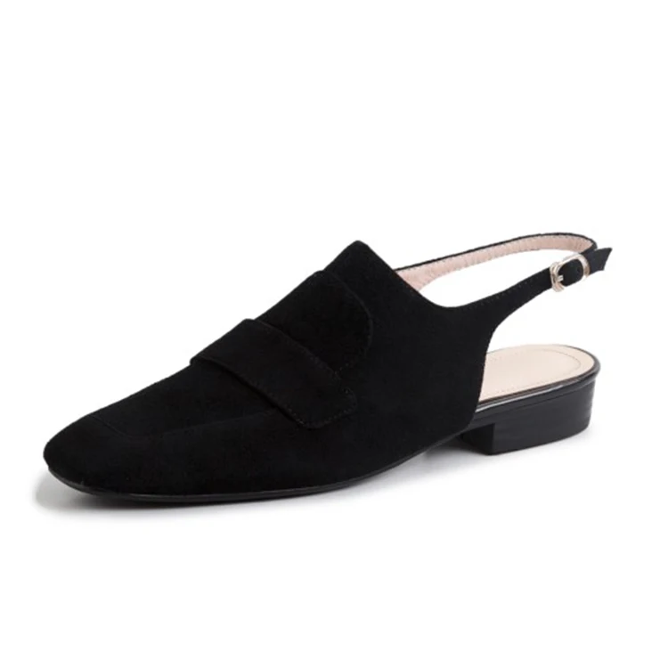 Pie Del Vestido Chico Negro Mujeres Tamaño Fiesta Cuadrado apricot De Playas Mljuese Color Tacón Boda 2018 43 Slingback Dedo Las Sandalias Black Z4xSPz
