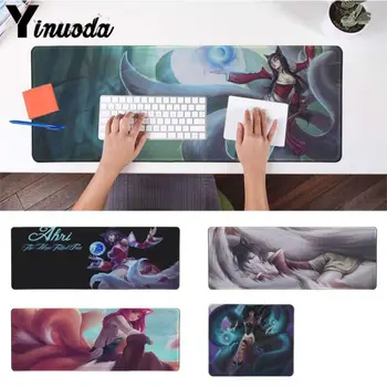 

Yinuoda Nine-Tailed Fox Large Mouse pad PC Computer mat Size 400x900cm Mousepad Mice mat Precision Lock