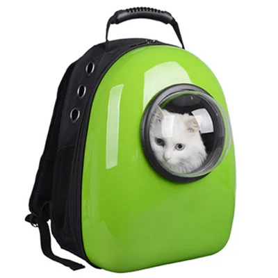 green Pet космический рюкзак дорожная сумка для собак кошка Передняя сумка сетчатый рюкзак переноска для домашних животных двойной наплечный рюкзак - Цвет: green