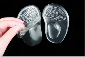 

Arch Support Cushion Half Insole Silicone Gel Front Feet Shoe Pads Reusable Cushion Massage Foot Care Tool Pads / by dhl 100pair