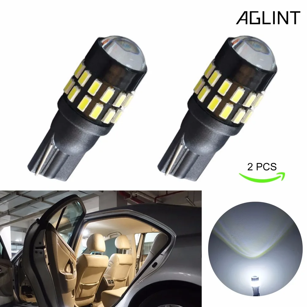 AGLINT 2 шт. светодиодный свет 30 фишек T10 3014 FPC-TJ 2921 2825 921 906 для автомобильных кабельных