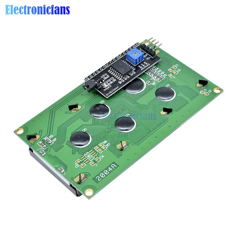 Синий дисплей IIC igc TWI последовательный интерфейс SPI 2004 20X4 символ HD44780 контроллер синий экран подсветка для Arduino lcd