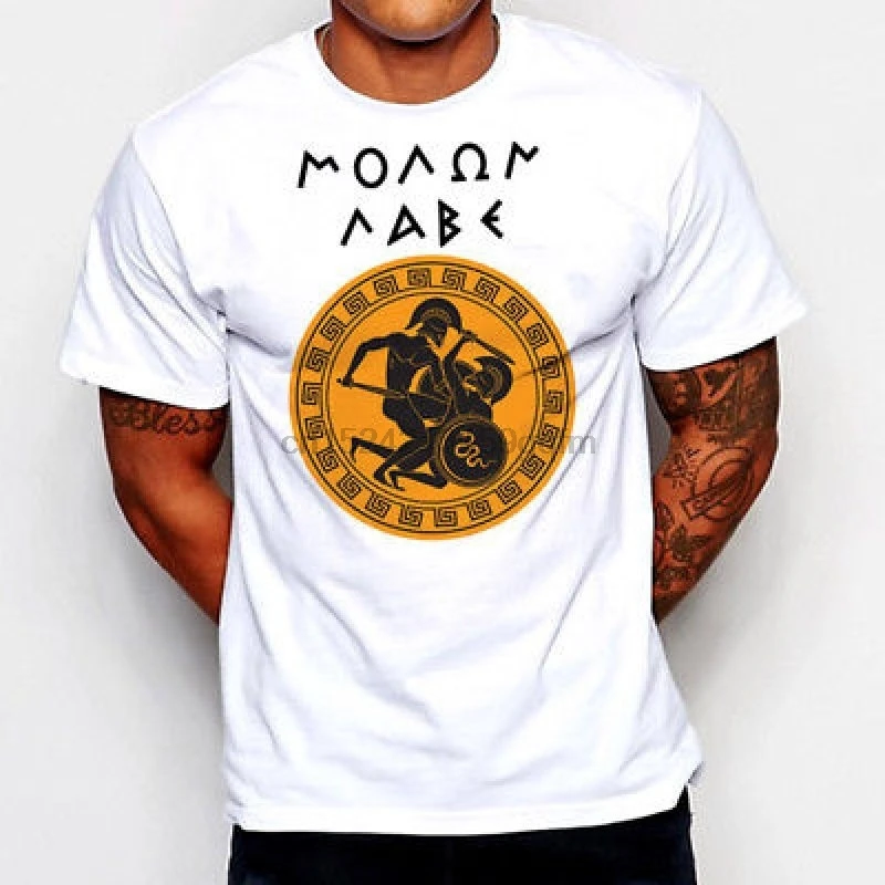 

Summer T-shirt Spartan Helmet Gladiator Spartacus 300