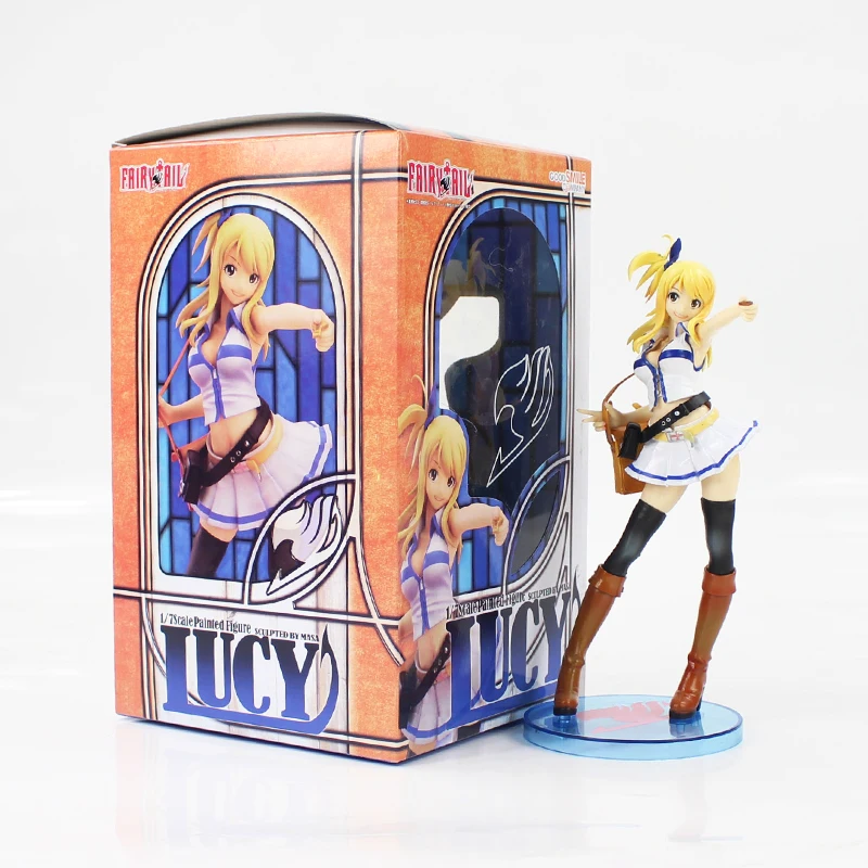 20 см Сказочный хвост Lucy фигурка игрушки Lucy Heartfilia аниме Коллекционная модель игрушки подарок для детей