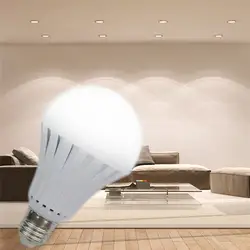 Светодио дный светодиодные лампы Intelligent Emergency ЛАМПЫ лампочка с перезаряжаемой батареей Workafter мощность отключения для экономии энергии Safty