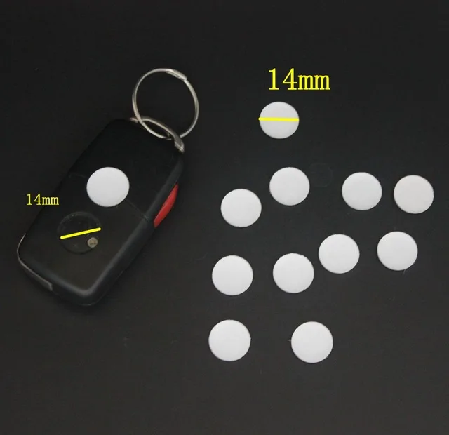 

14mm Remote Key Fob Emblem Sticker Key Shell Badge For SEAT Altea Alhambra Leon VW AUDI TOYOTA HONDA BENZ OPEL TOYOTA INFINITI